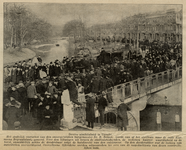 97184 Afbeelding van de begrafenisstoet bij de uitvaart van dr. B. Reiger, burgemeester van Utrecht (1891-1908), op de ...